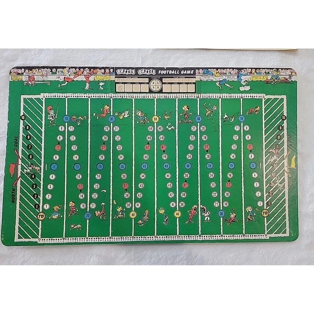 Razzle Dazzle Football Game by Texantics (Vintage 1954) Featured In Life-TV